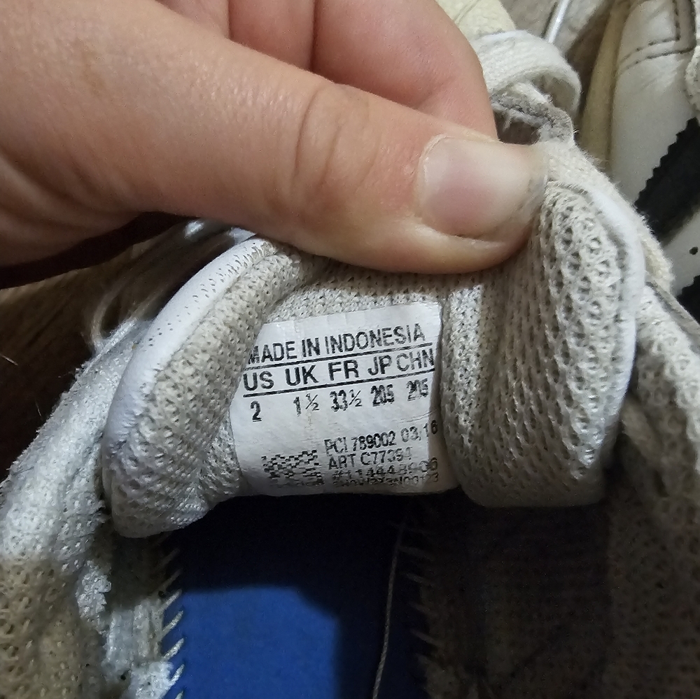 Size 2 kids  Adidas shoes